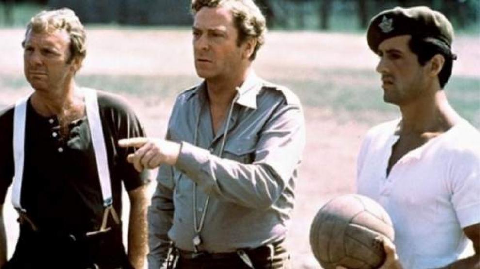 Fotograma de "Evasión o victoria", de John Huston