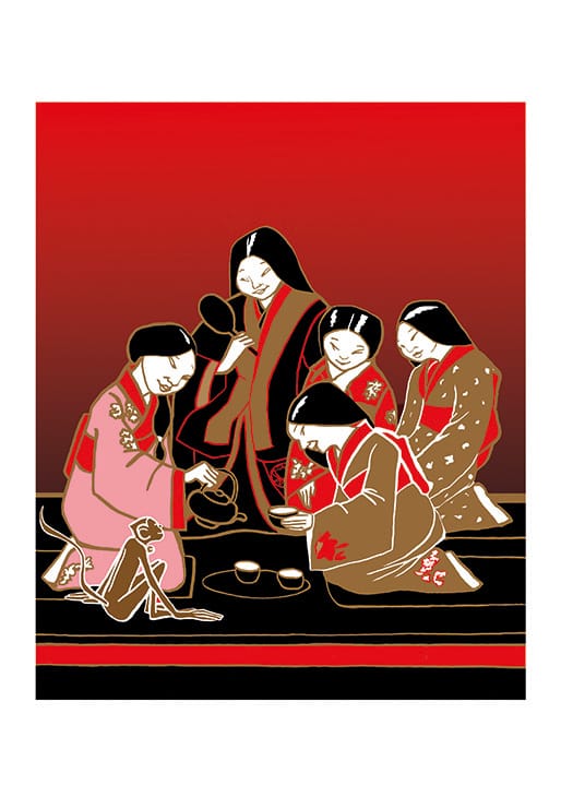 Ilustración El biombo del Infierno