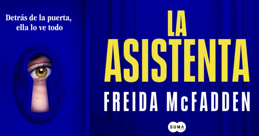Montaje con la portada de "La asistenta", de Freida McFadden